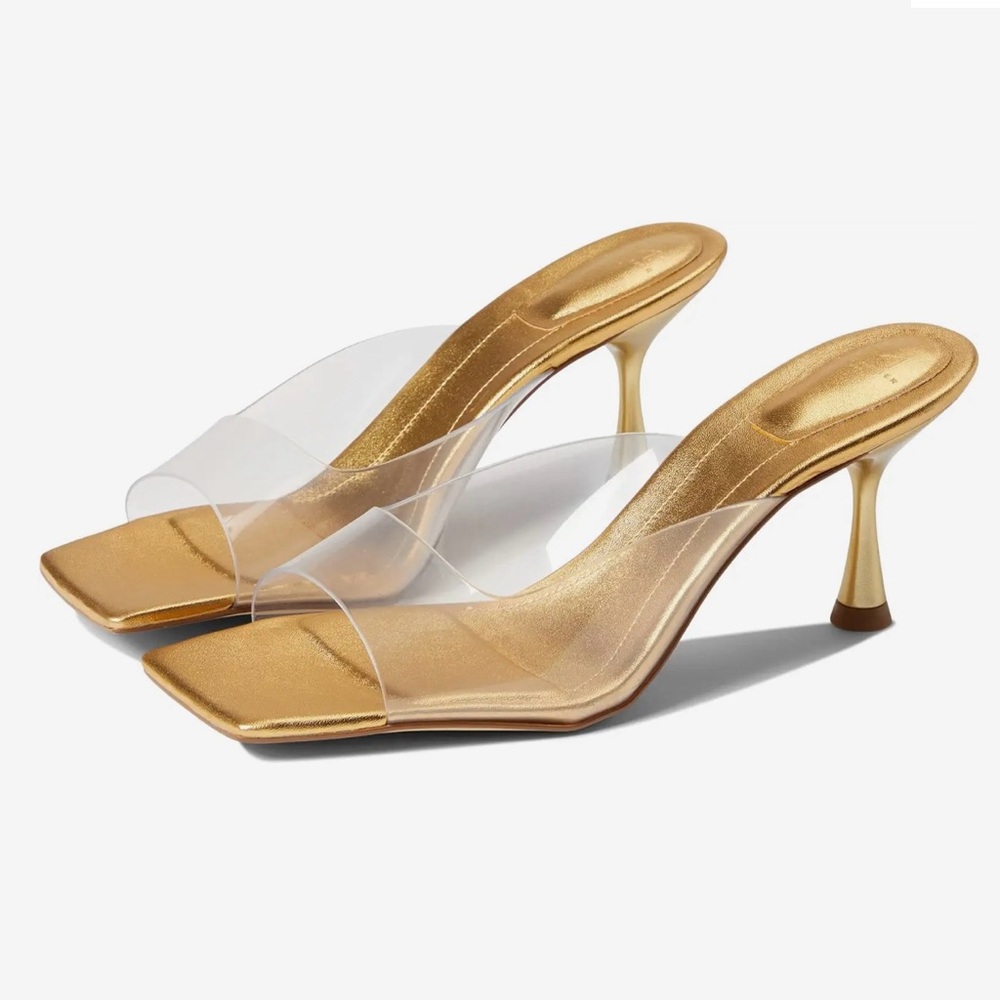 Marc Fisher LTD Womens Marcelo  Slide Heels Shoes 8 Medium (B,M) BHFO 3731